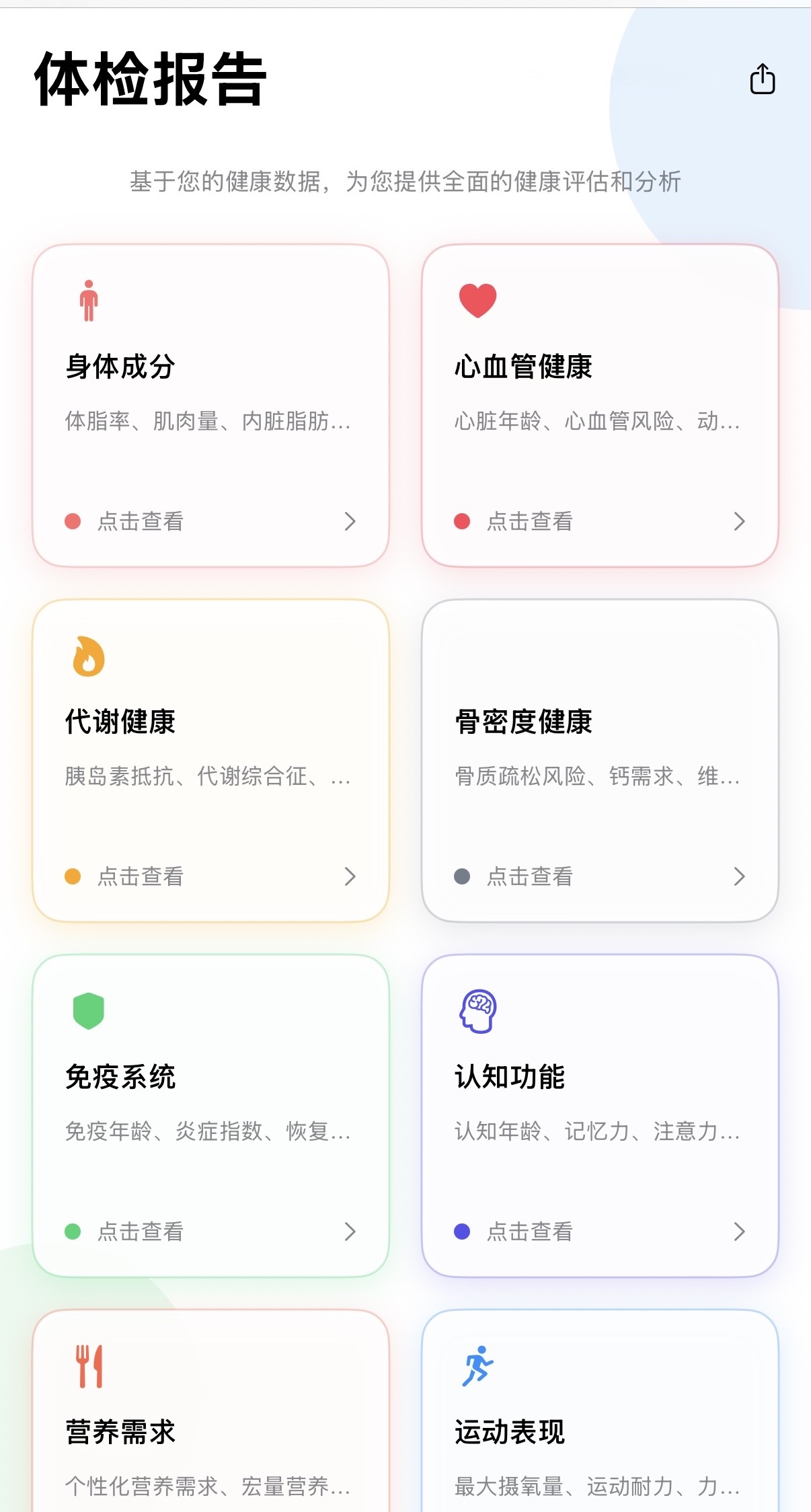 健康检查报告