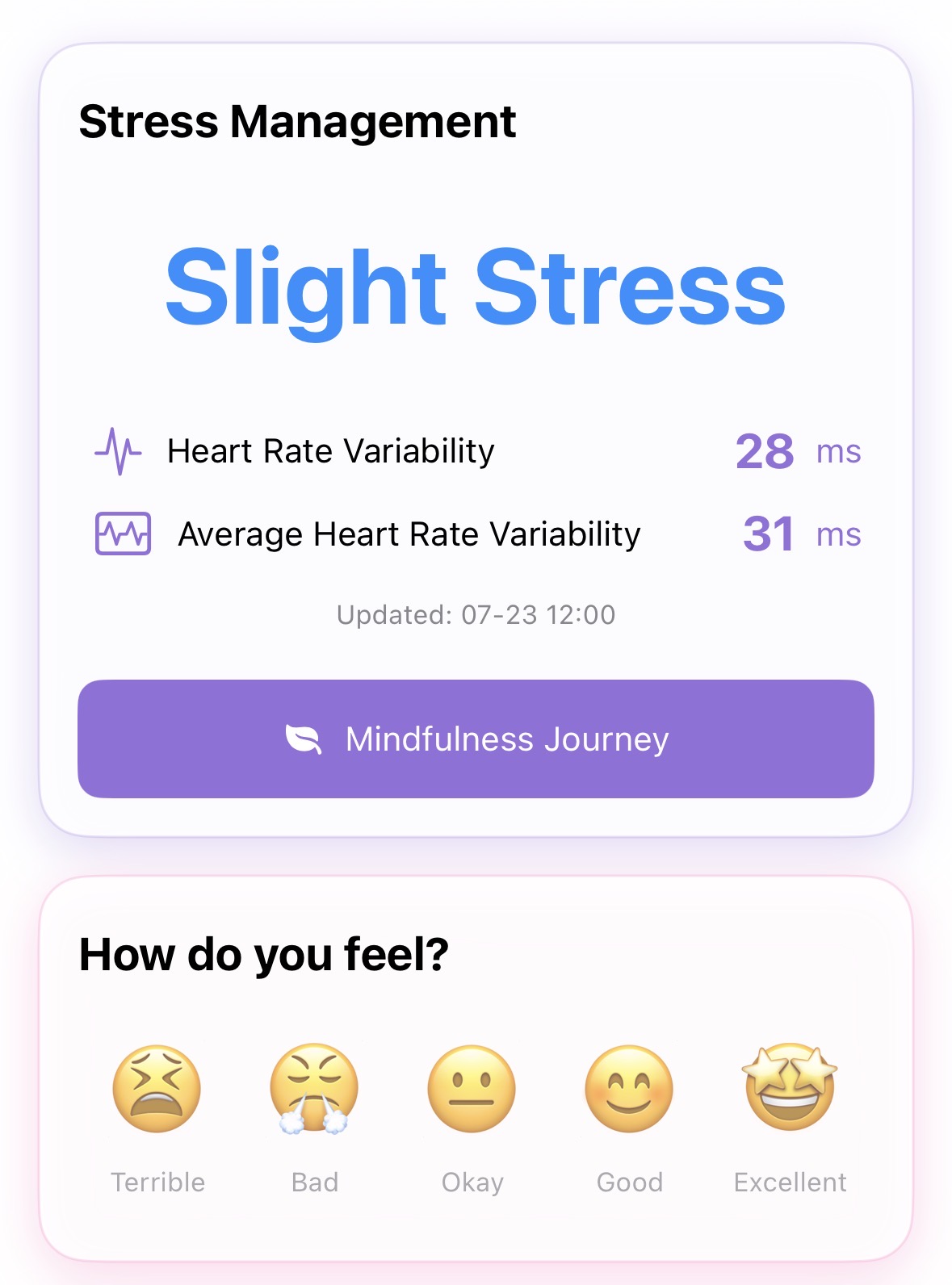 Stress Management App