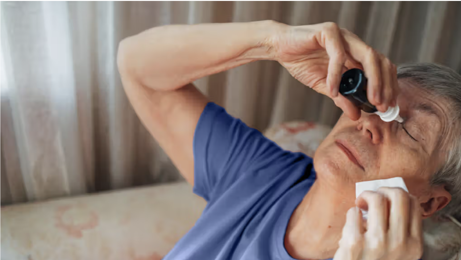 Vision loss due to aging may be remedied by new eye drops